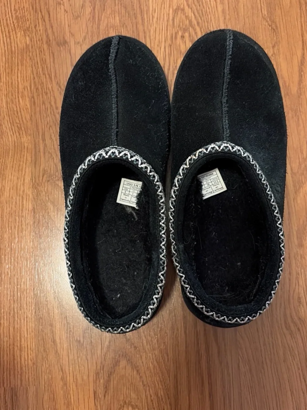 UGG Black Tasman Slippers